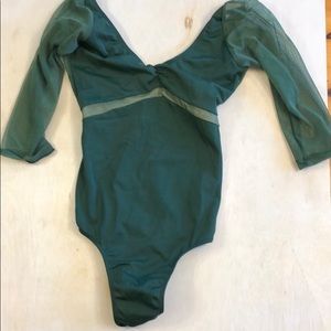 Hunter Green Ballet Leotard